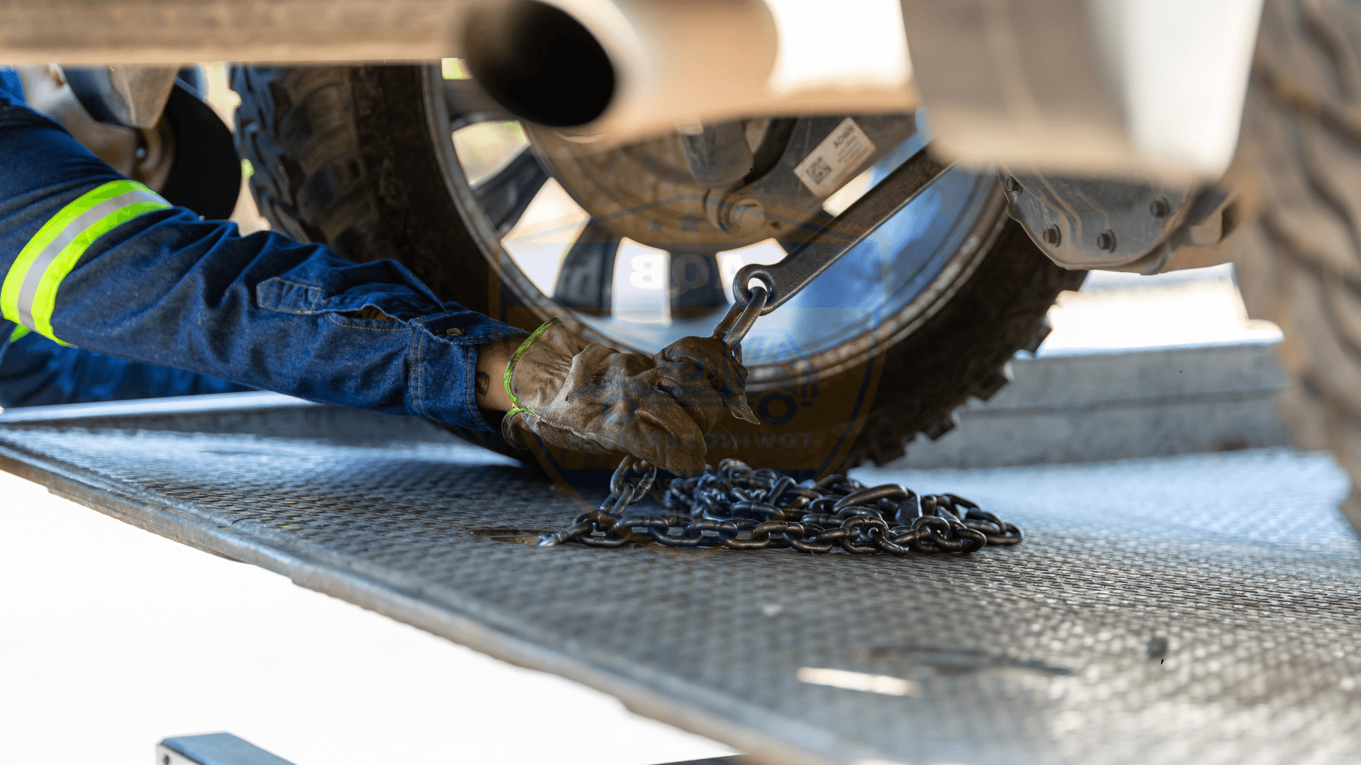 Professional towing service